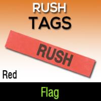 Red Rush Flag Tag